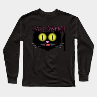 CATLOWEEN Design A Funny Gifts For Halloween Party! Long Sleeve T-Shirt